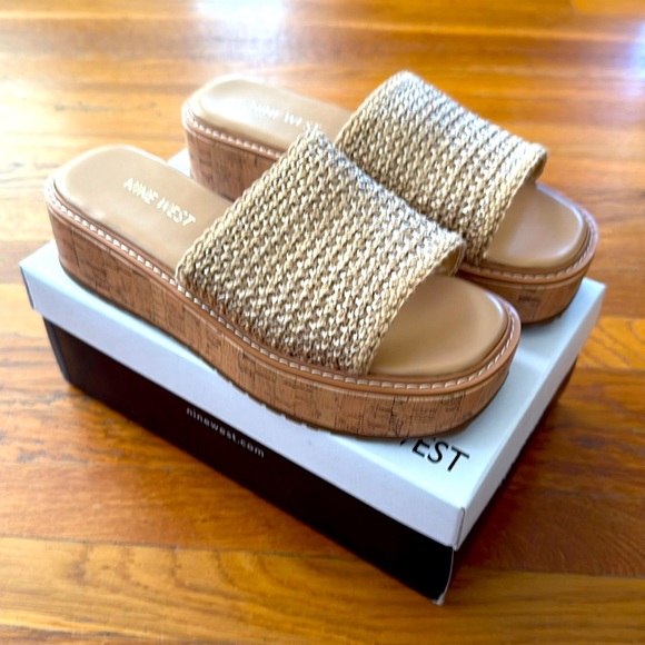 New Nine West Keller Sandals size 8 - Picture 1 of 4